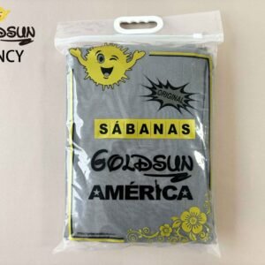 Set de Sábanas 4 Piezas Color Entero Modelo Medallón - Goldsun Nancy